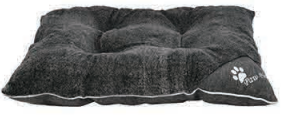COJIN CAMA MASCOTA RECTANGULAR GRAFITO (9390-2006)