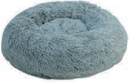CAMA MASCOTA REDONDA FELPUDA 70x70x20 CM (9446-2002)