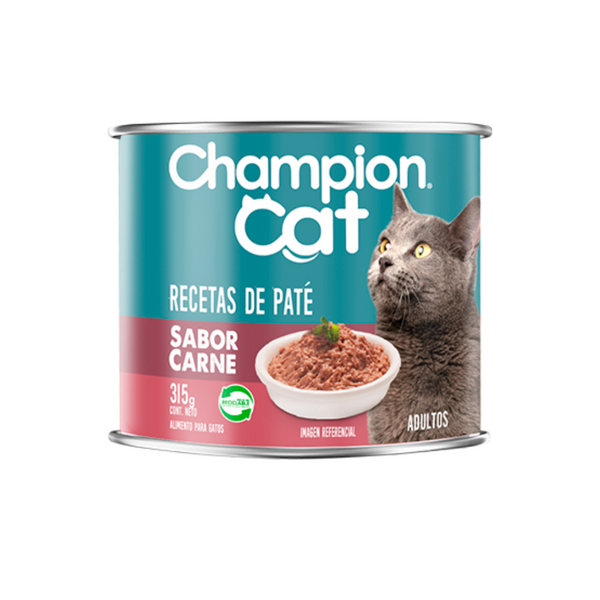 LATA CHAMPION CAT CARNE 315GR