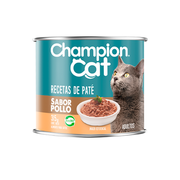 LATA CHAMPION CAT POLLO 315GR